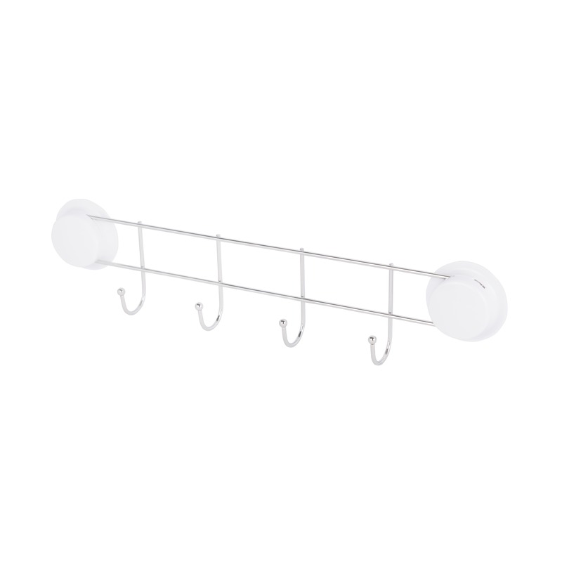 Rvs handdoekrekje met zuignappen 34 cm